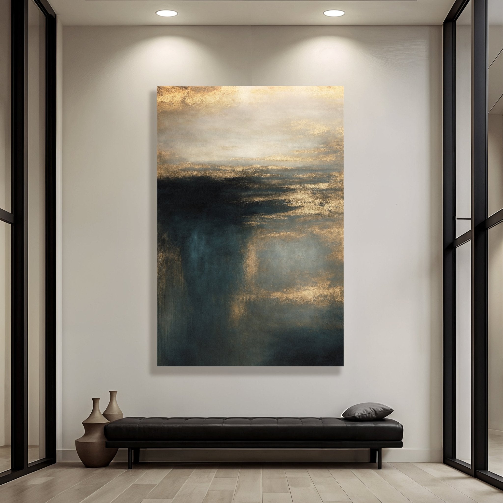Cloudscape Glimmer Wall Art - Two & Gathered