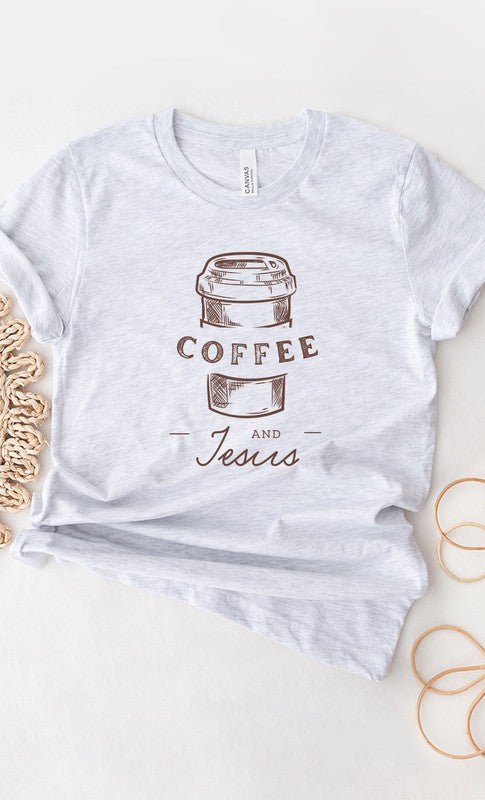 Coffee and Jesus Graphic Tee T-Shirt - Two & Gathered