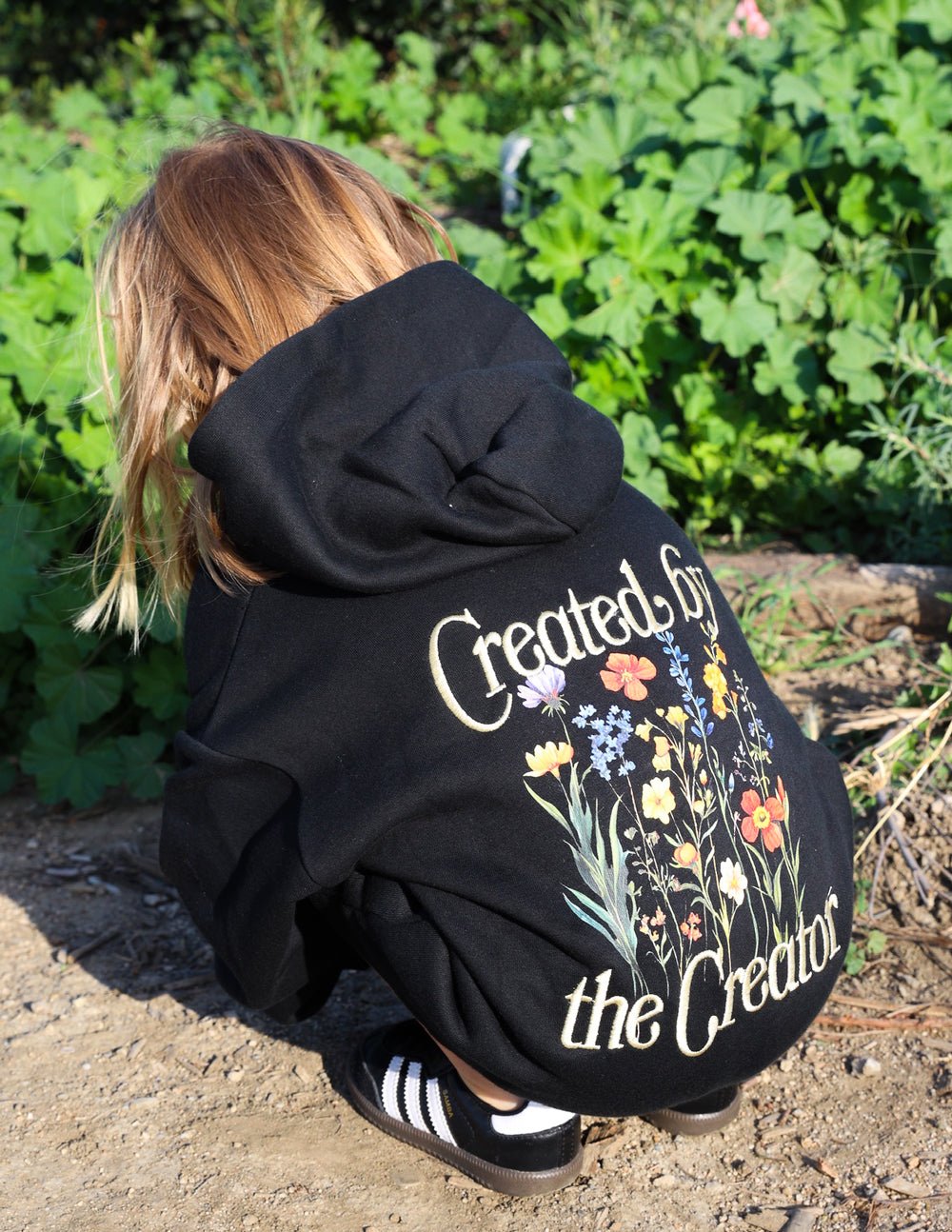 Created by the Creator Kids Hoodie - Two & Gathered