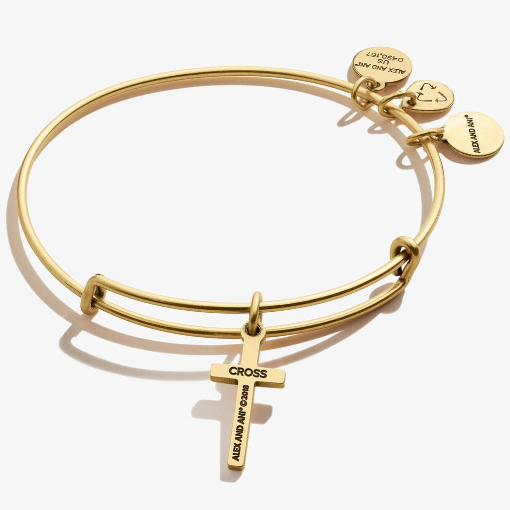 Cross Charm Bangle - Two & Gathered