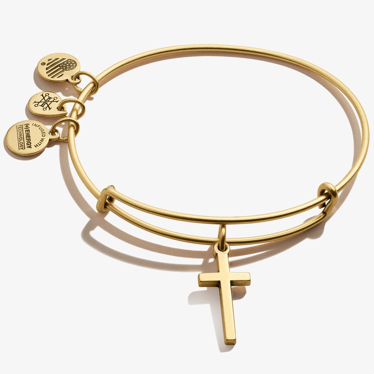 Cross Charm Bangle - Two & Gathered