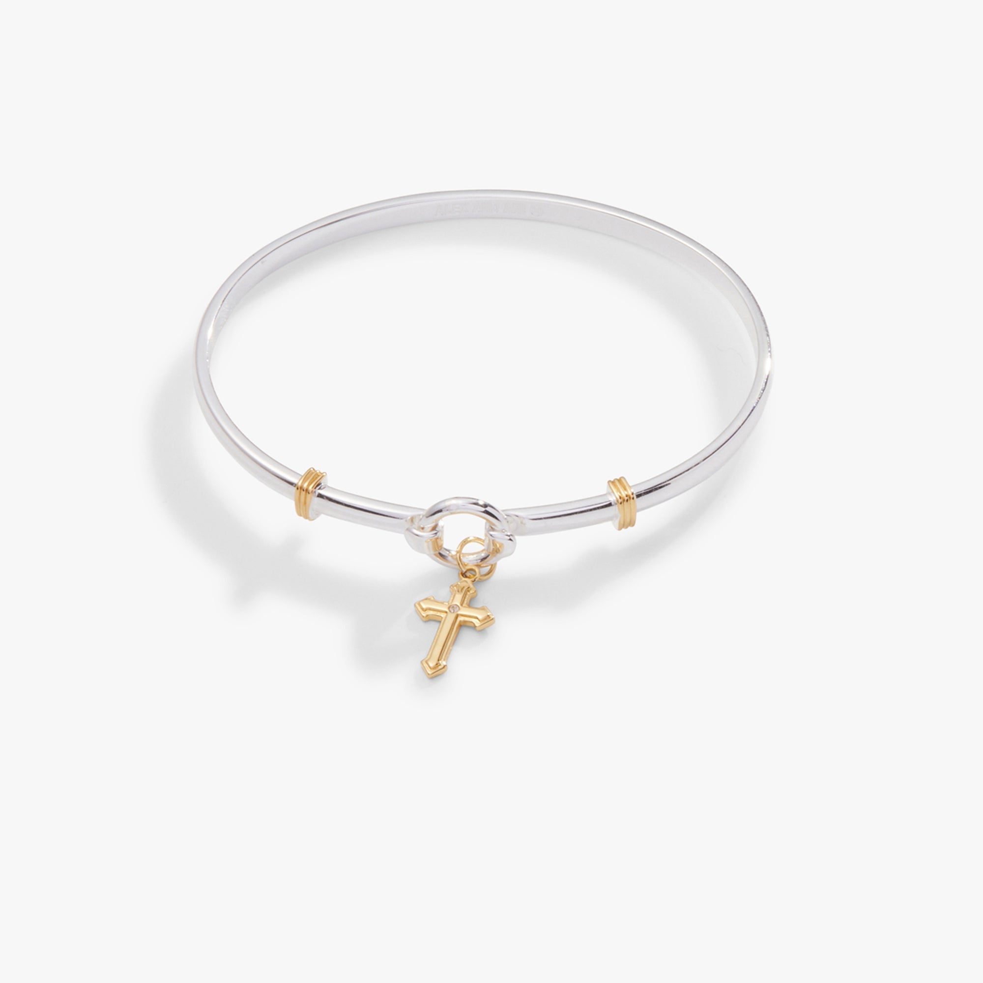 Cross Clip Bangle - Two & Gathered