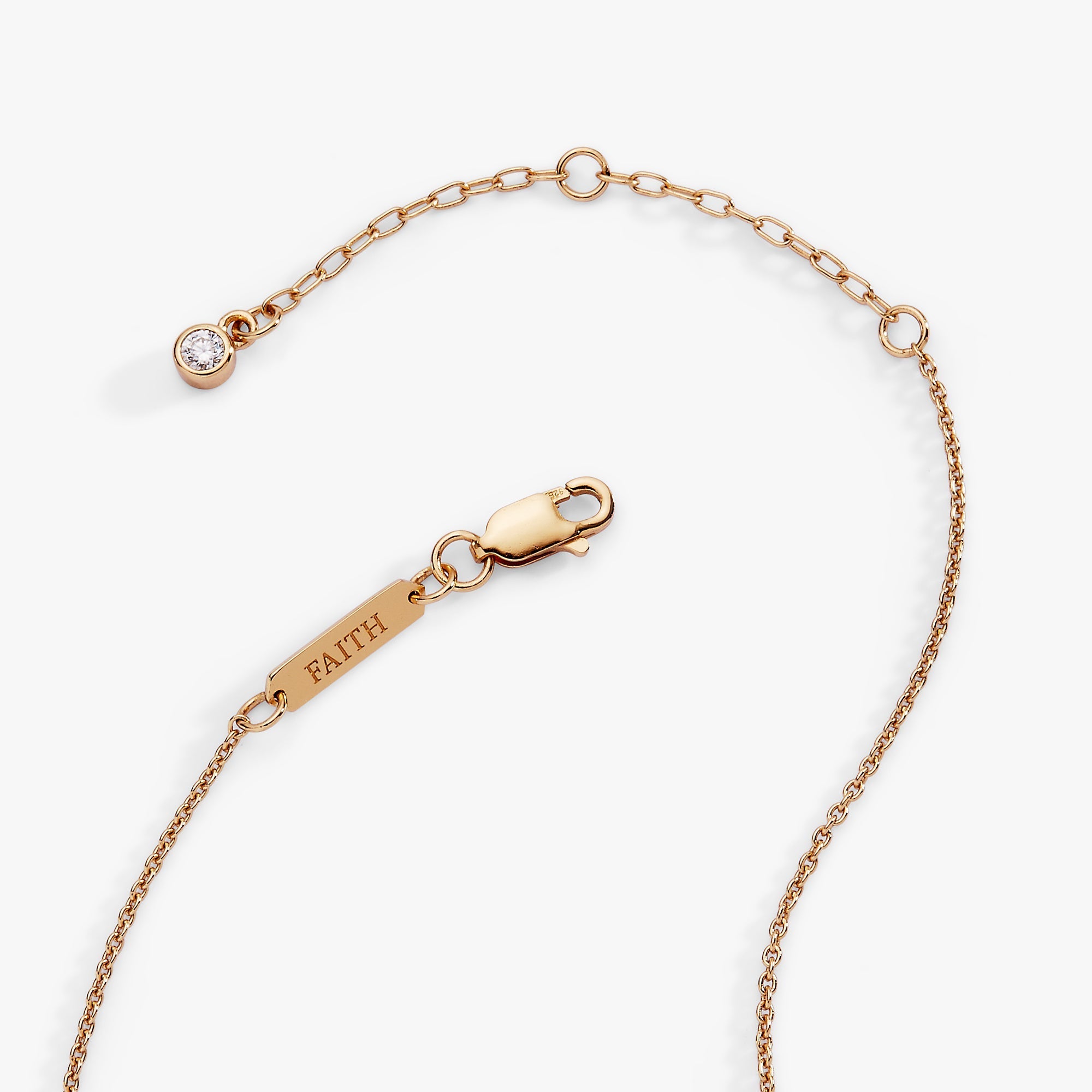 Cross Delicate Pave Crystal Pendant Necklace - Two & Gathered