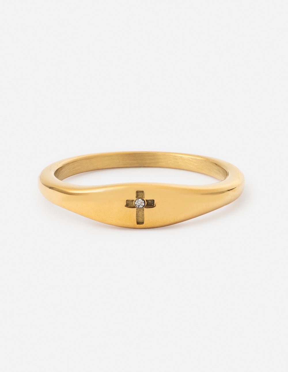 Cross Gemstone Ring - Two & Gathered
