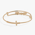Cross Inline Bangle - Two & Gathered