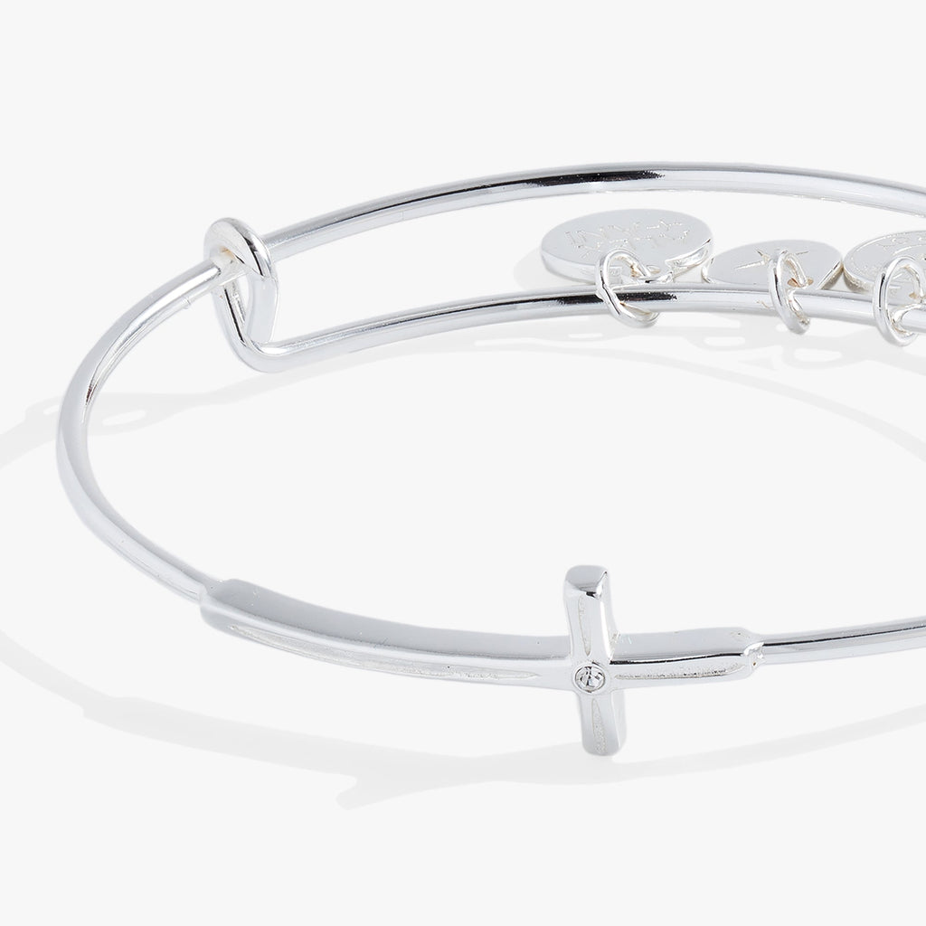 Cross Inline Bangle - Two & Gathered