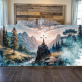 Cross On A Hill Faith Wall Art - Two & Gathered