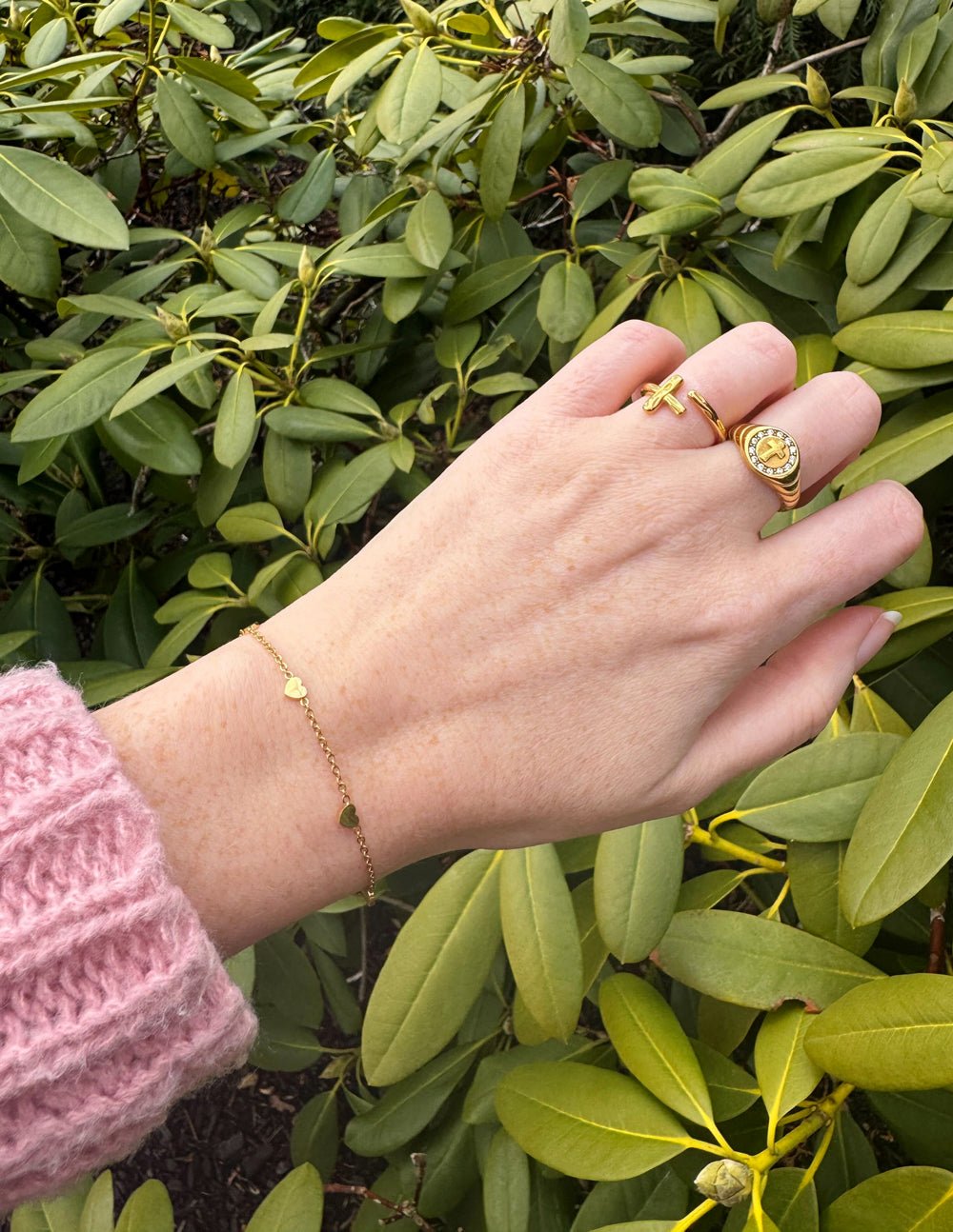 Dainty Heart Bracelet - Two & Gathered