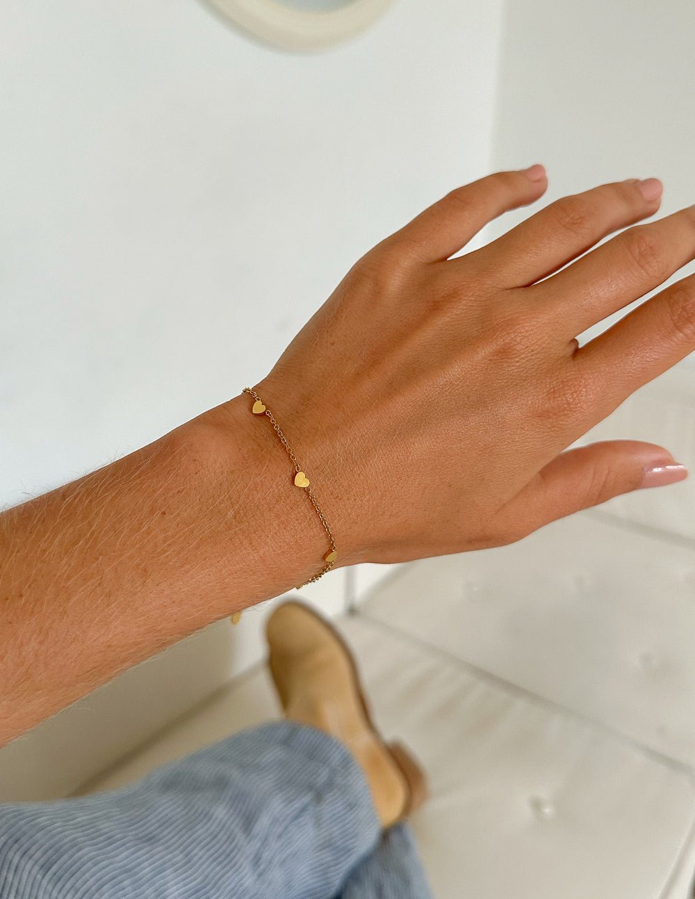 Dainty Heart Bracelet - Two & Gathered
