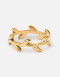 Dainty Olive Branch Ring - Two & Gathered