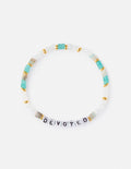 Devoted Letter Bracelet - Two & Gathered