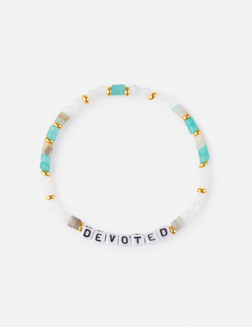 Devoted Letter Bracelet - Two & Gathered