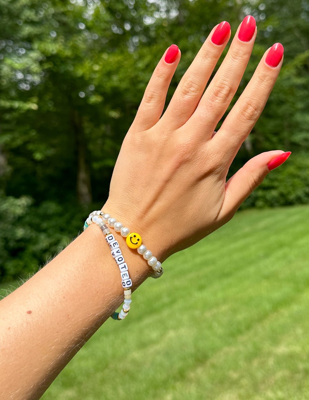 Devoted Letter Bracelet - Two & Gathered