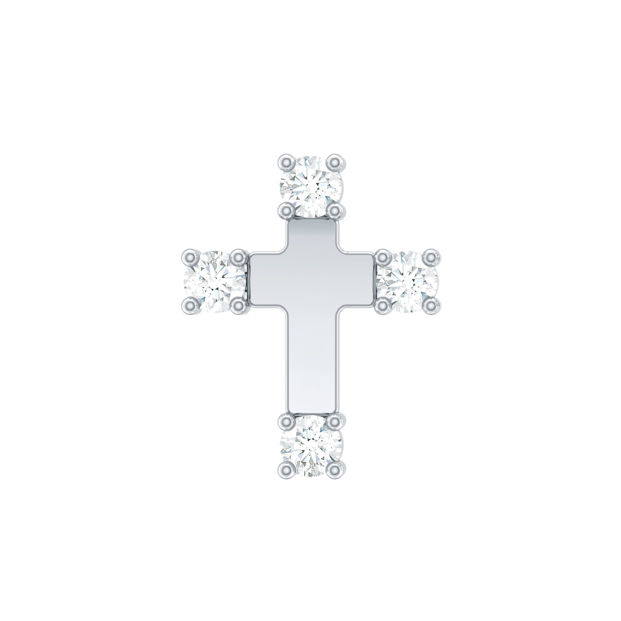 Diamond Cross Cartilage Earring - Two & Gathered