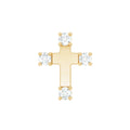 Diamond Cross Cartilage Earring - Two & Gathered