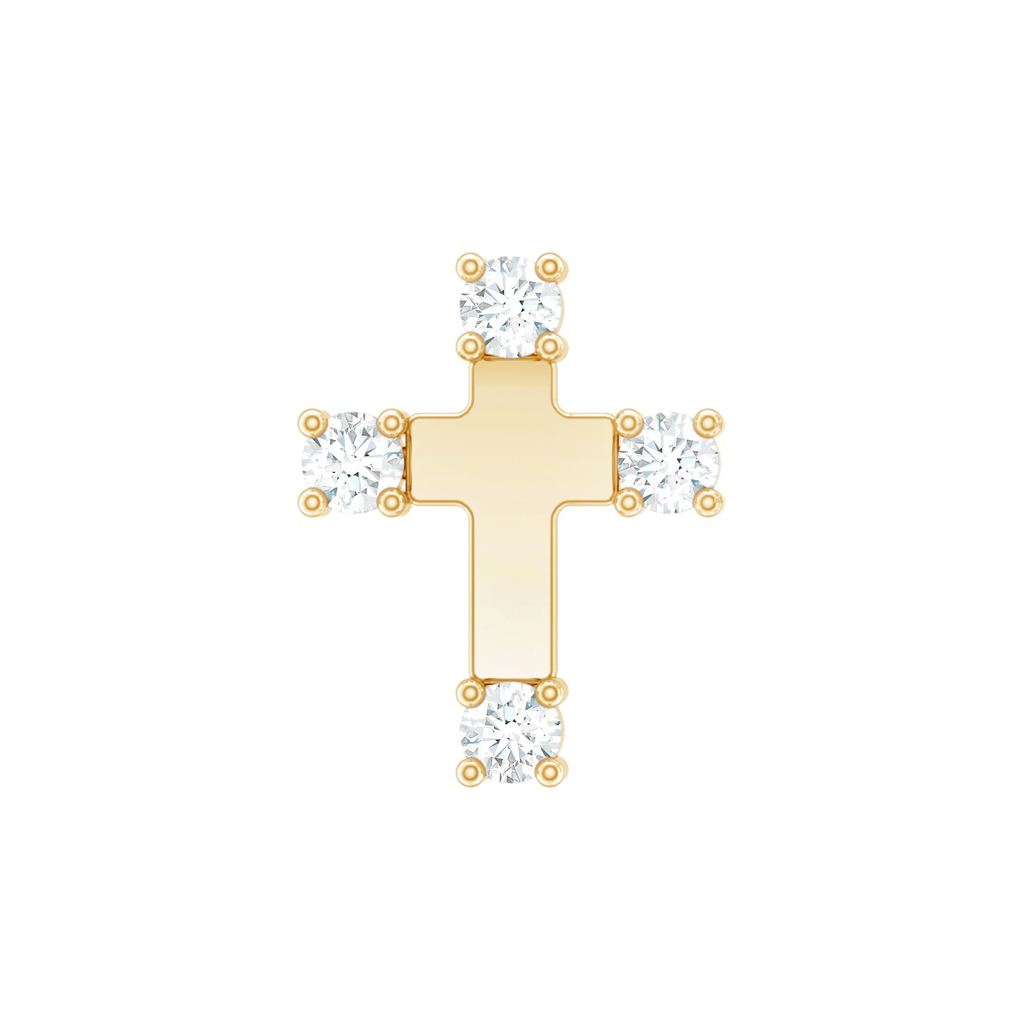 Diamond Cross Cartilage Earring - Two & Gathered