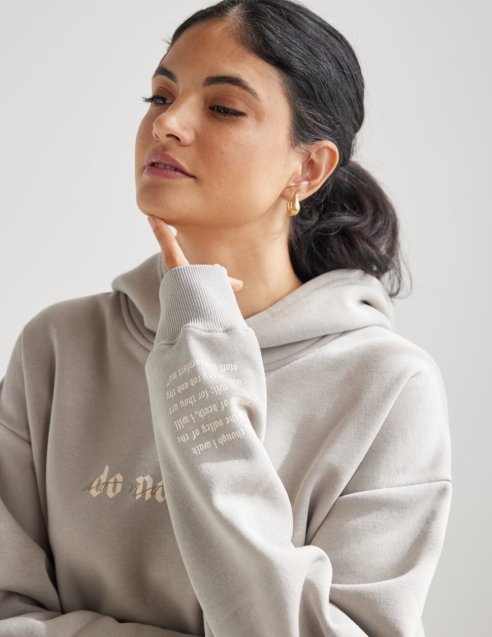 Do Not Fear Grey Unisex Hoodie - Two & Gathered