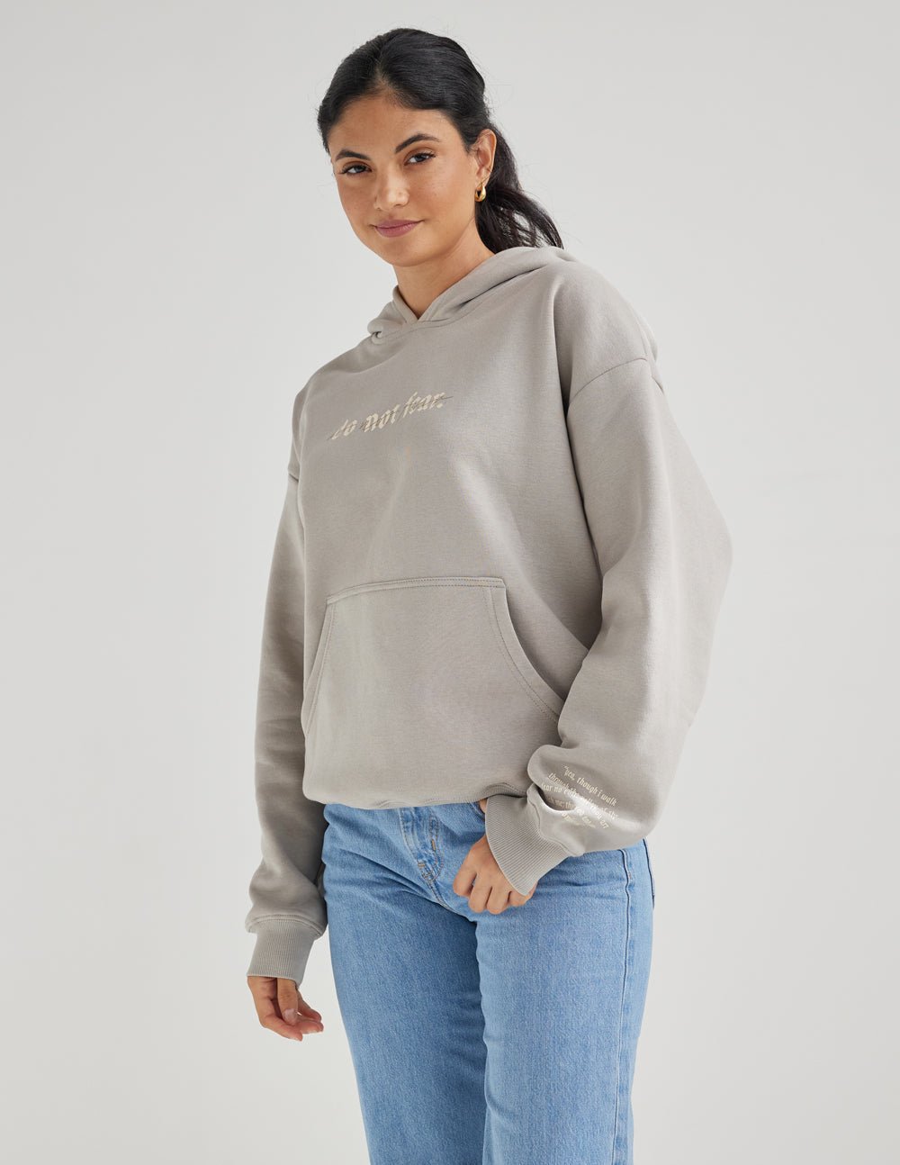 Do Not Fear Grey Unisex Hoodie - Two & Gathered