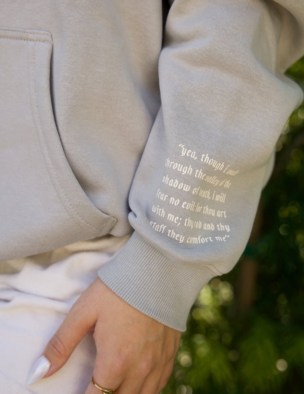 Do Not Fear Grey Unisex Hoodie - Two & Gathered