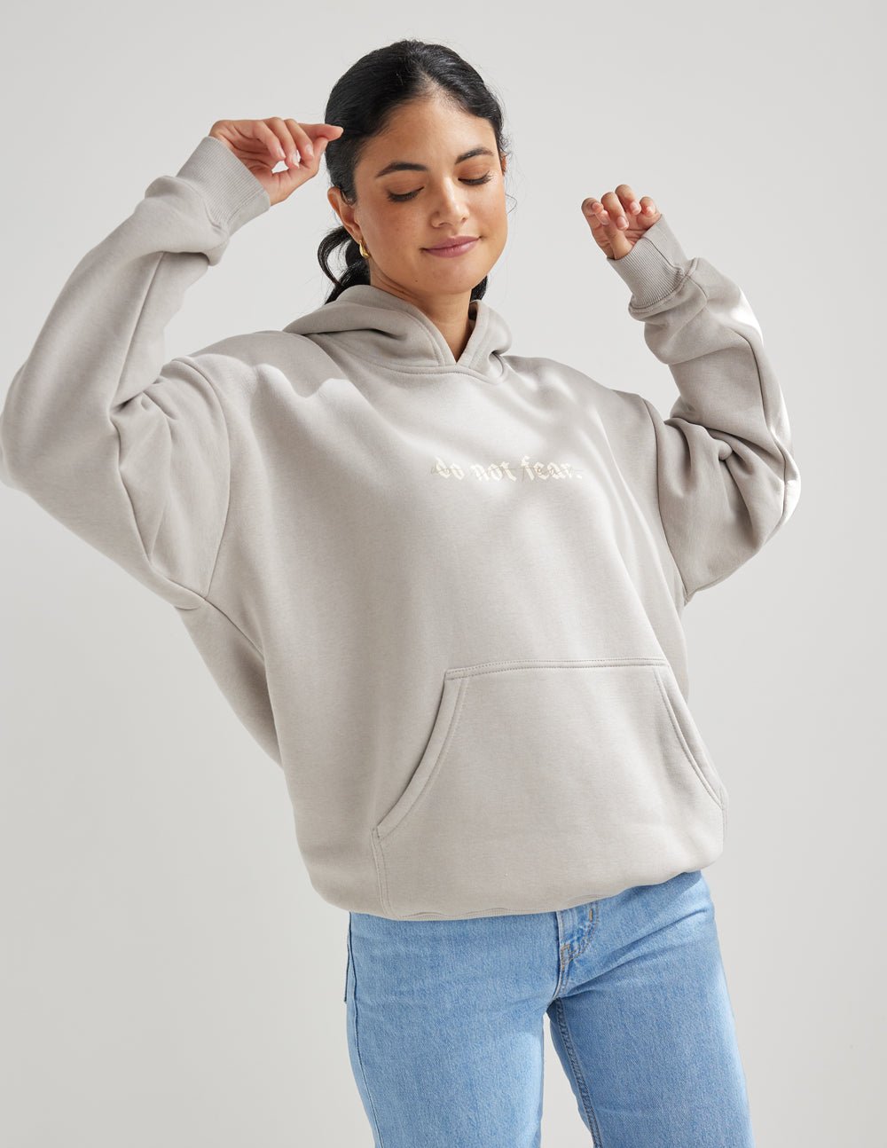 Do Not Fear Grey Unisex Hoodie - Two & Gathered