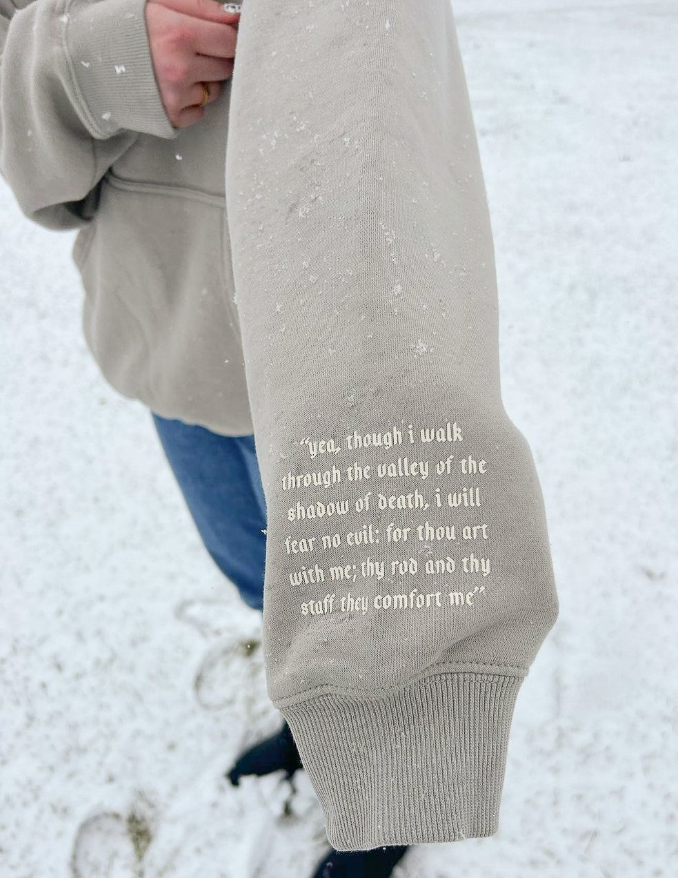 Do Not Fear Grey Unisex Hoodie - Two & Gathered