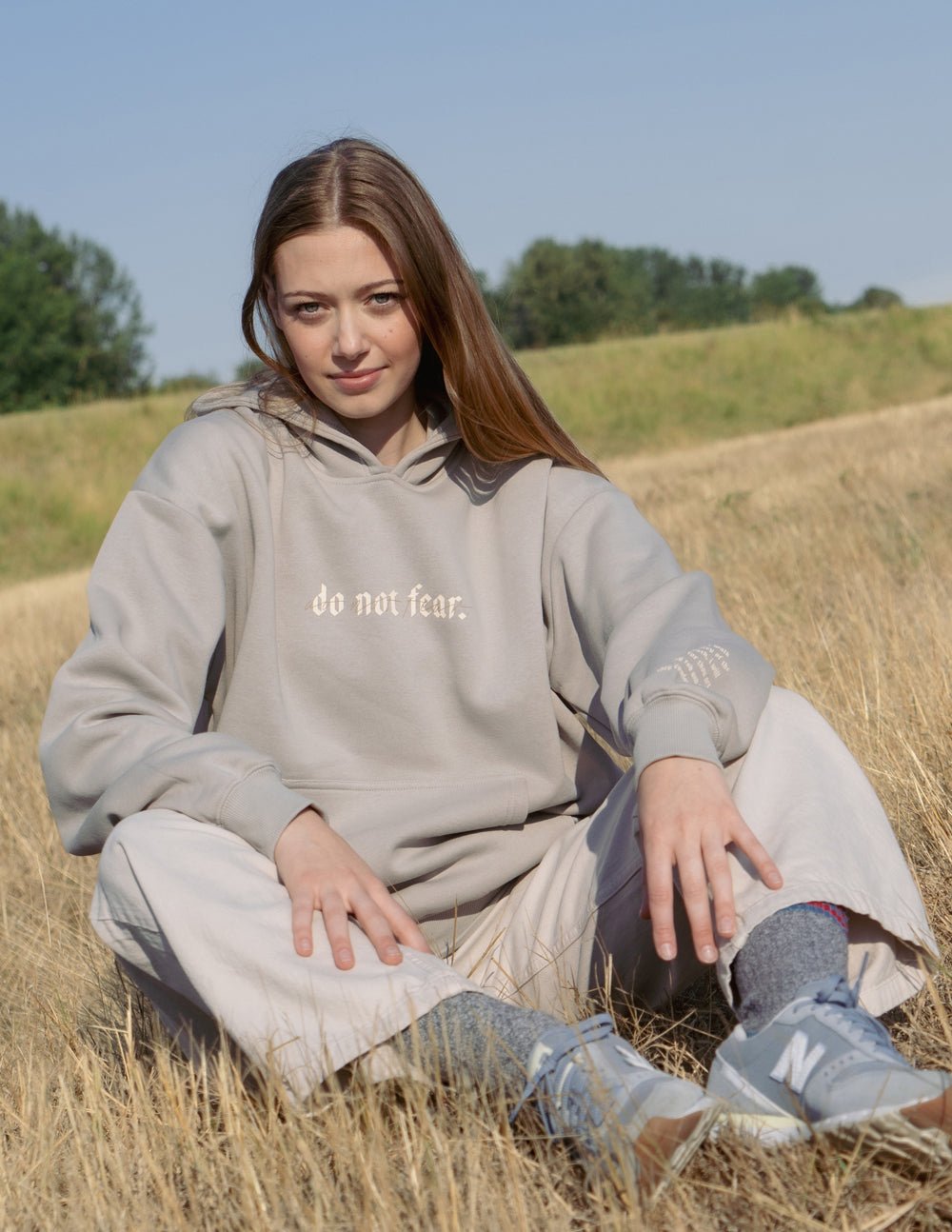 Do Not Fear Grey Unisex Hoodie - Two & Gathered