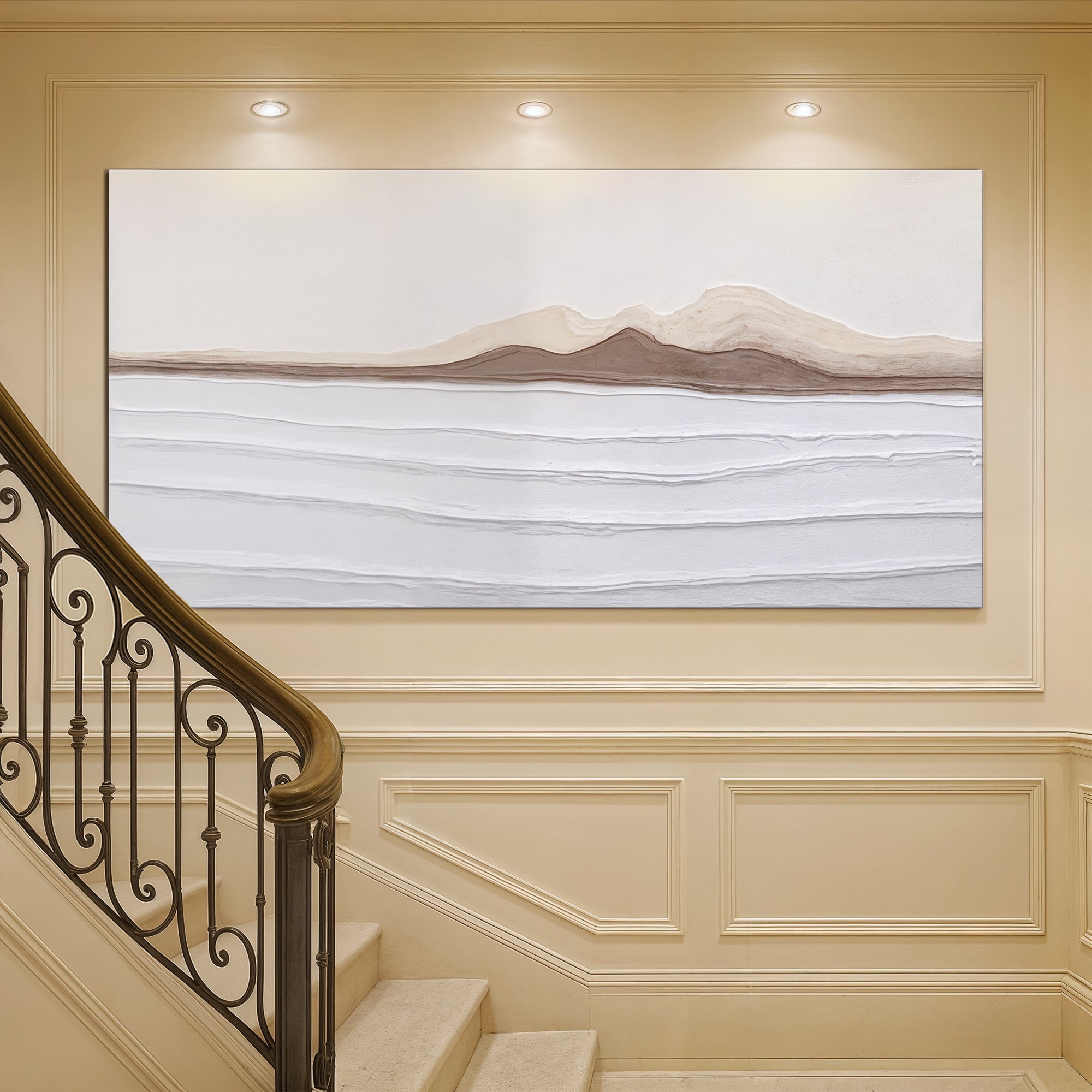 Earth Tone Abstract Wall Art - Two & Gathered
