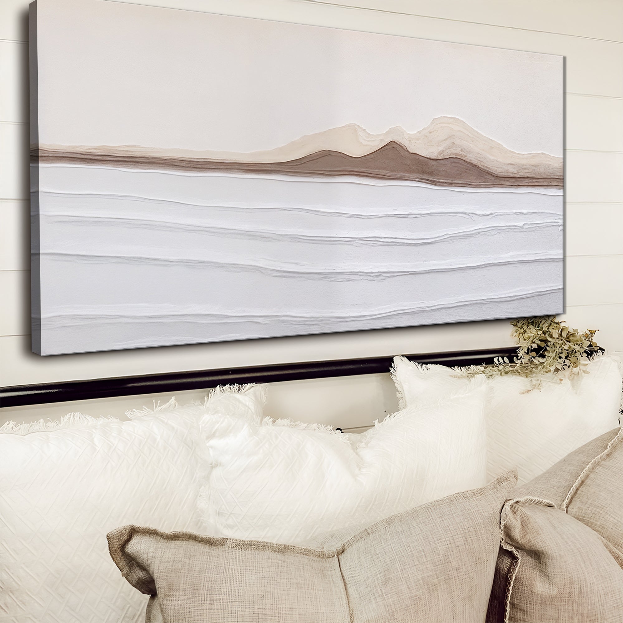 Earth Tone Abstract Wall Art - Two & Gathered