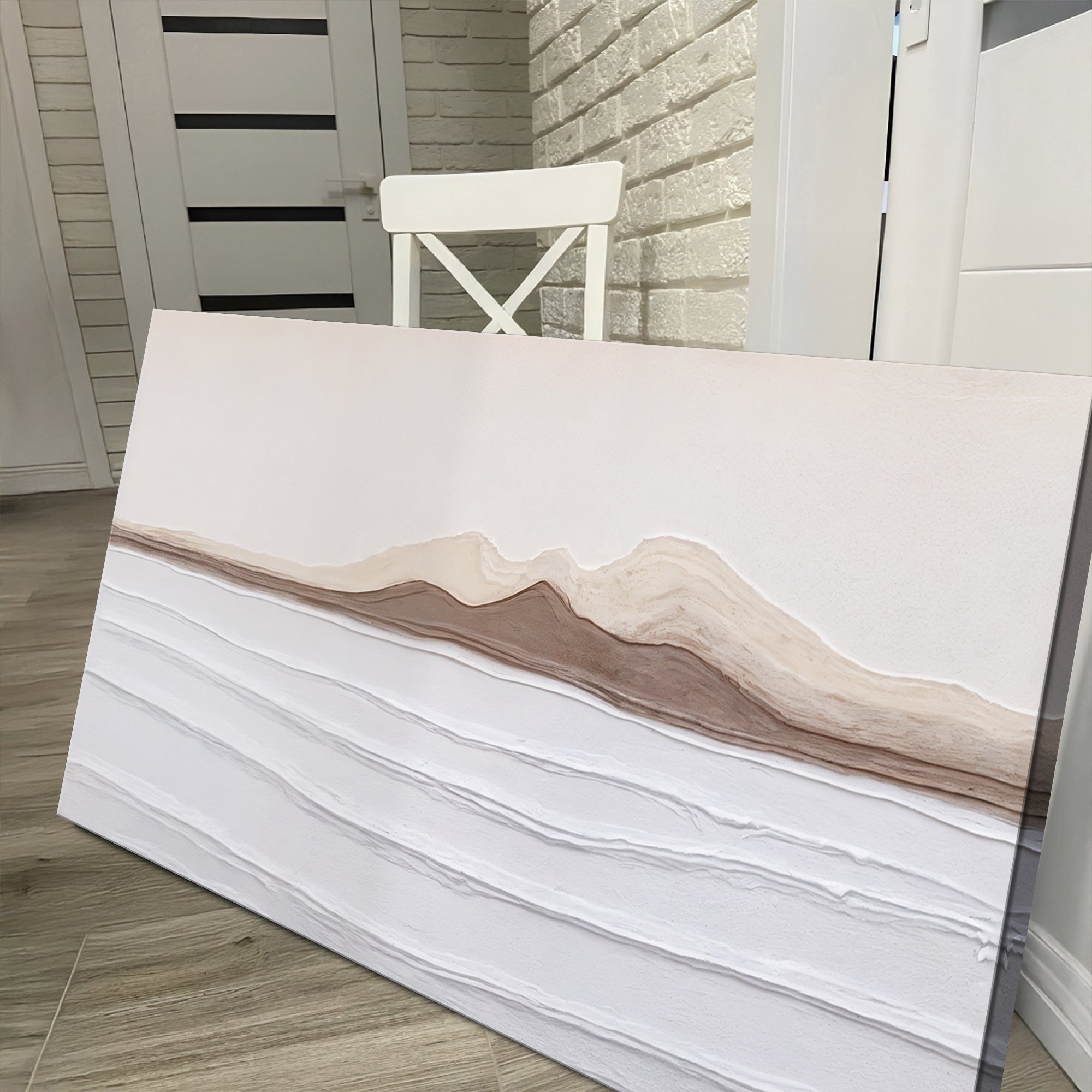 Earth Tone Abstract Wall Art - Two & Gathered