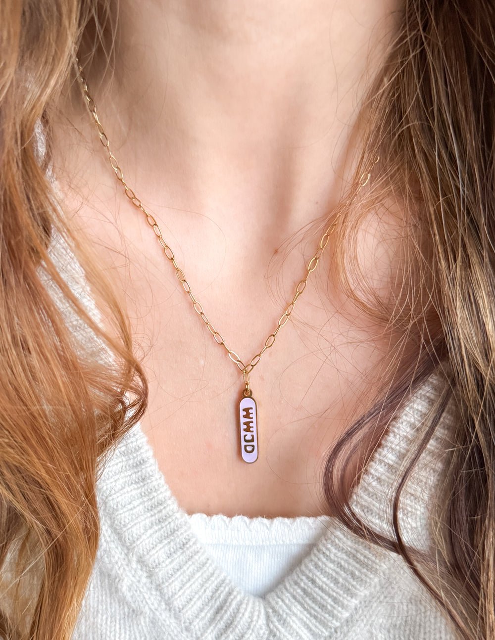 Enamel WWJD Necklace - Two & Gathered