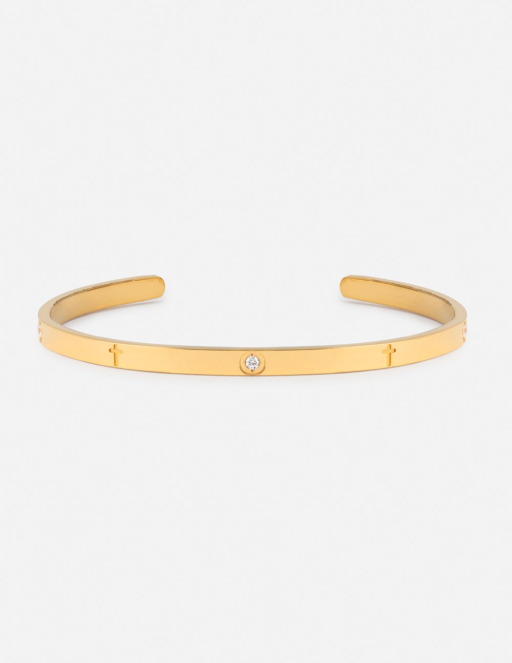 Eternity Gem Cuff Bracelet - Two & Gathered