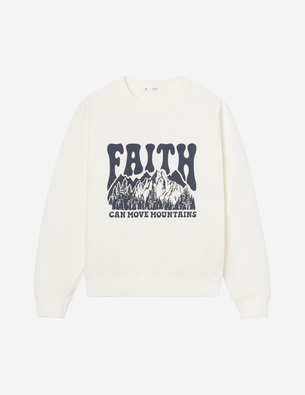 Faith Can Move Mountains Unisex Crewneck - Two & Gathered