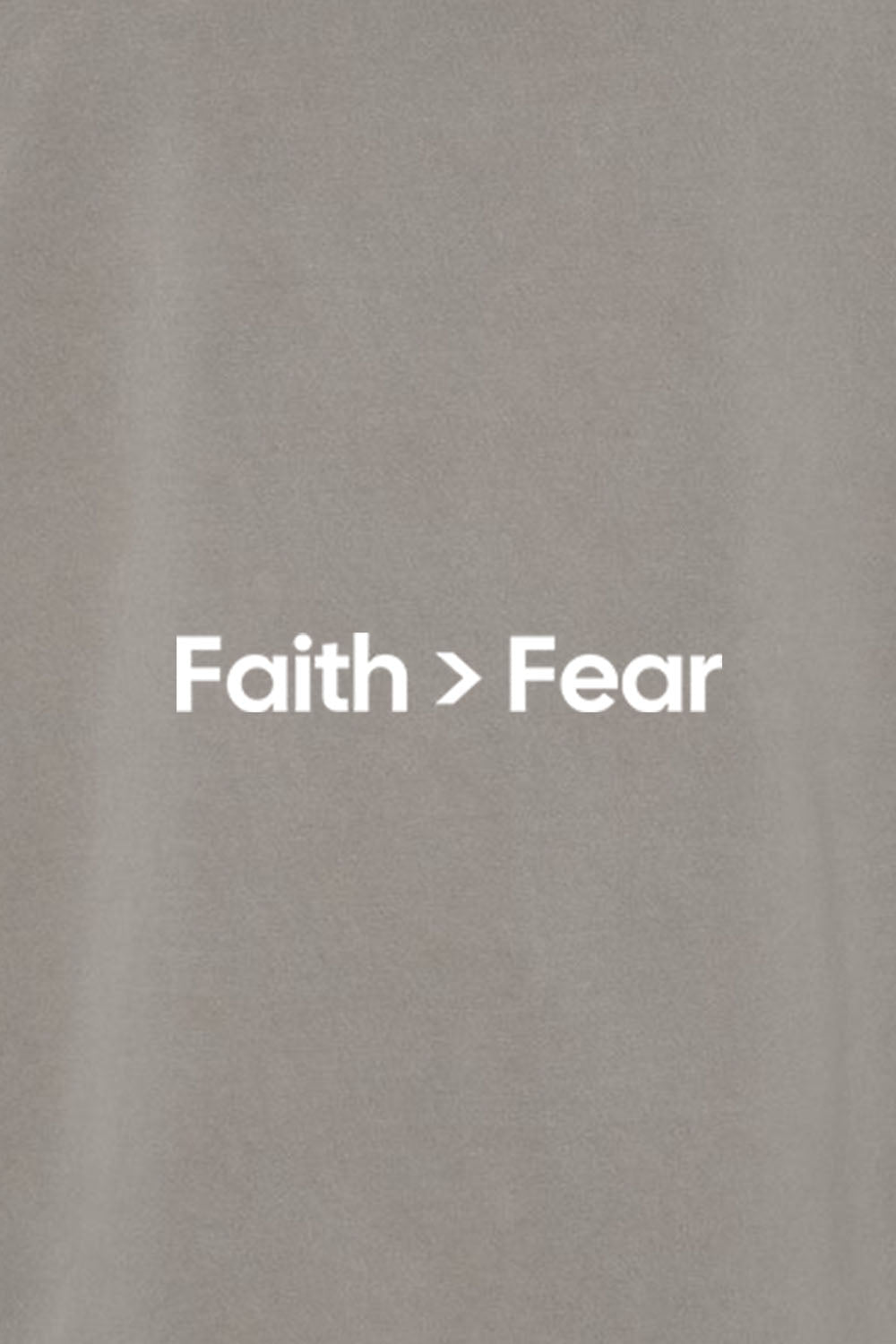 Faith > Fear Unisex Pigment - Dyed Hoodie Sweatshirt - Two & Gathered