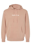 Faith > Fear Unisex Pigment - Dyed Hoodie Sweatshirt - Two & Gathered