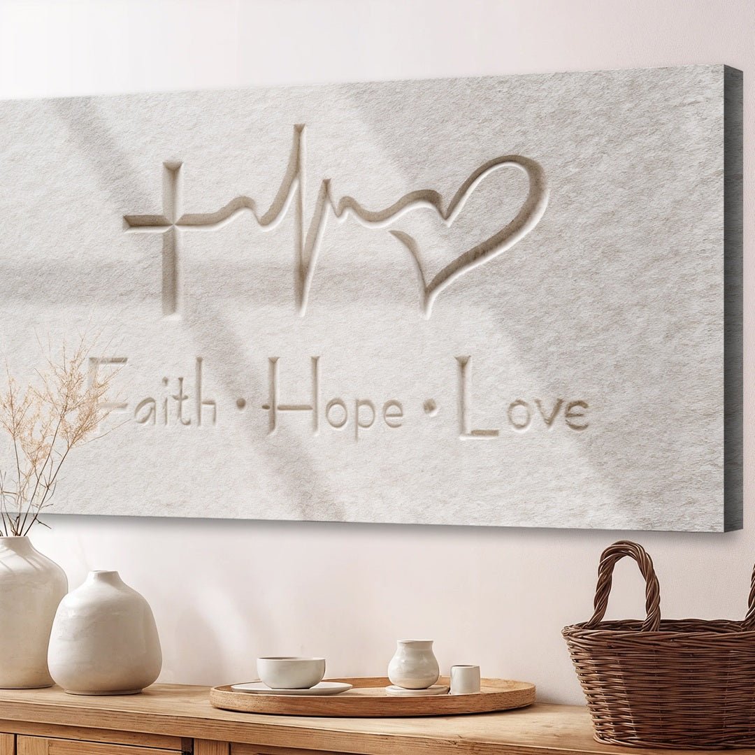 Faith, Hope, Love Faith Wall Art IV - Two & Gathered