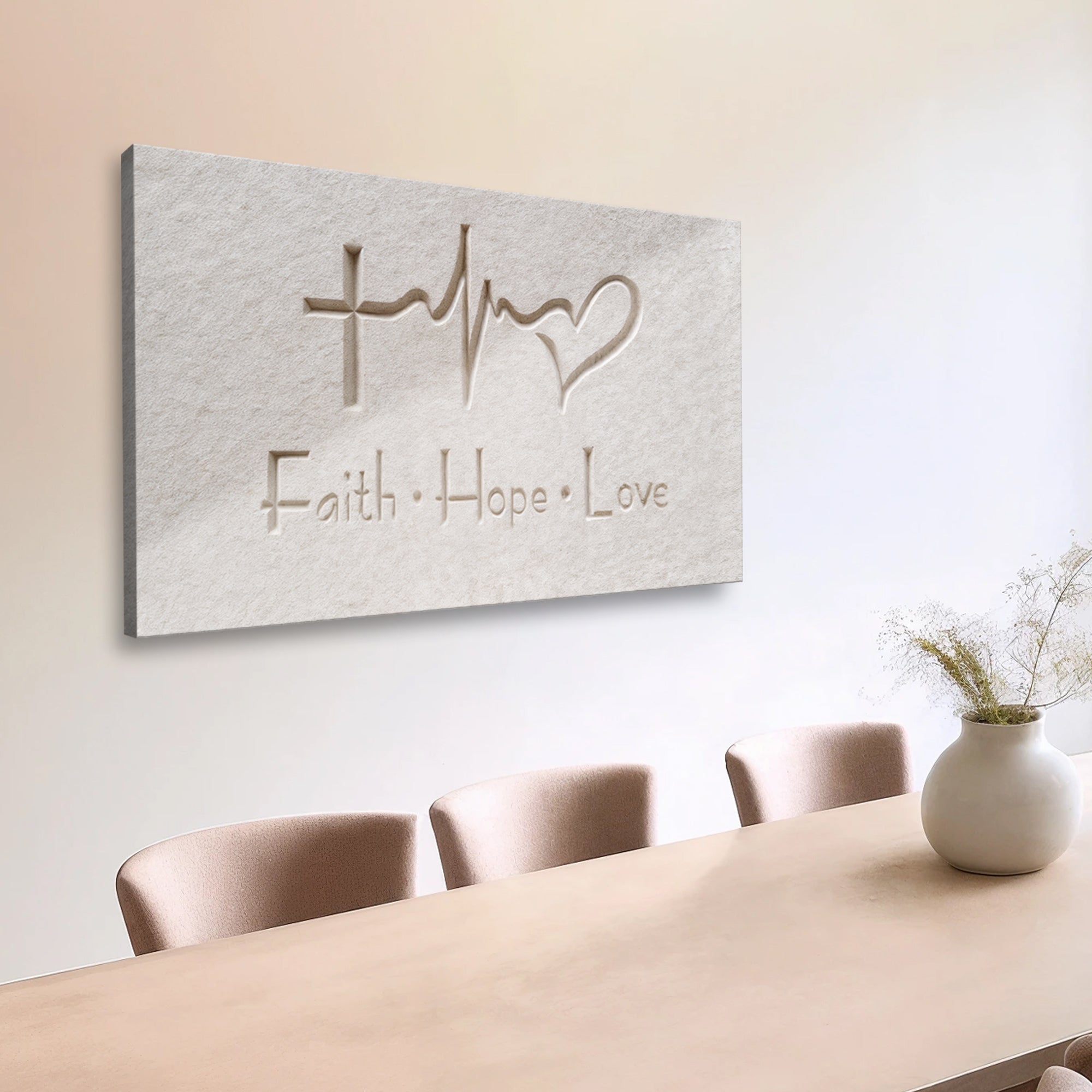 Faith, Hope, Love Faith Wall Art IV - Two & Gathered