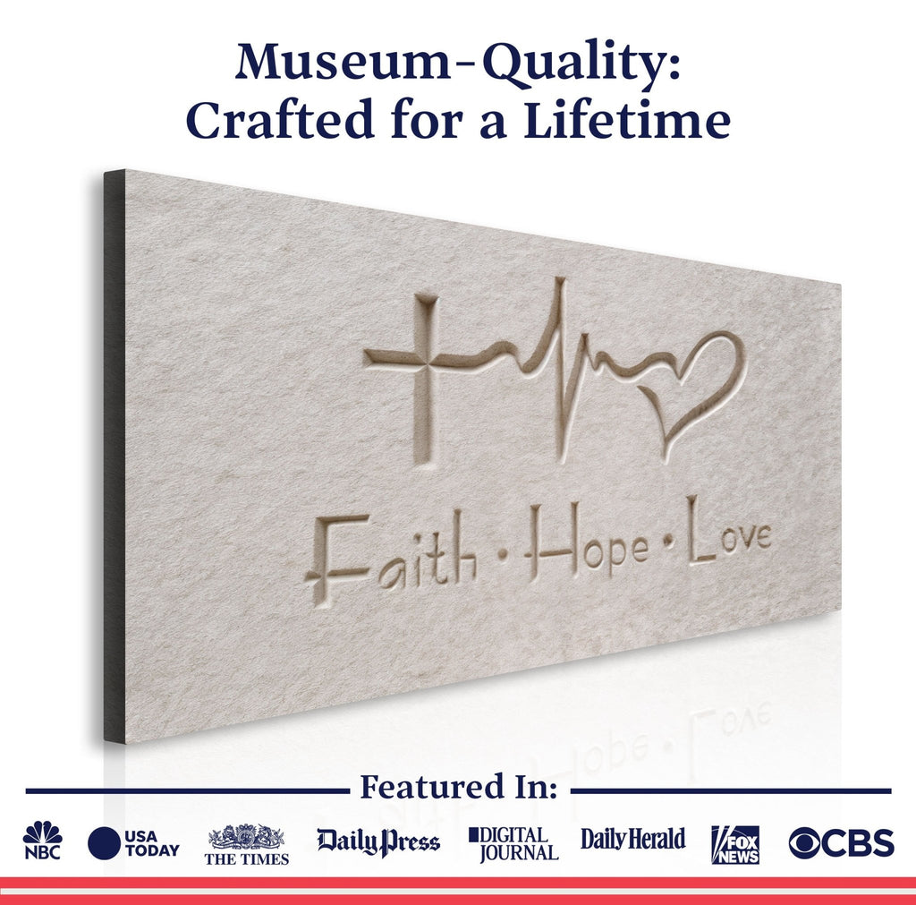 Faith, Hope, Love Faith Wall Art IV - Two & Gathered