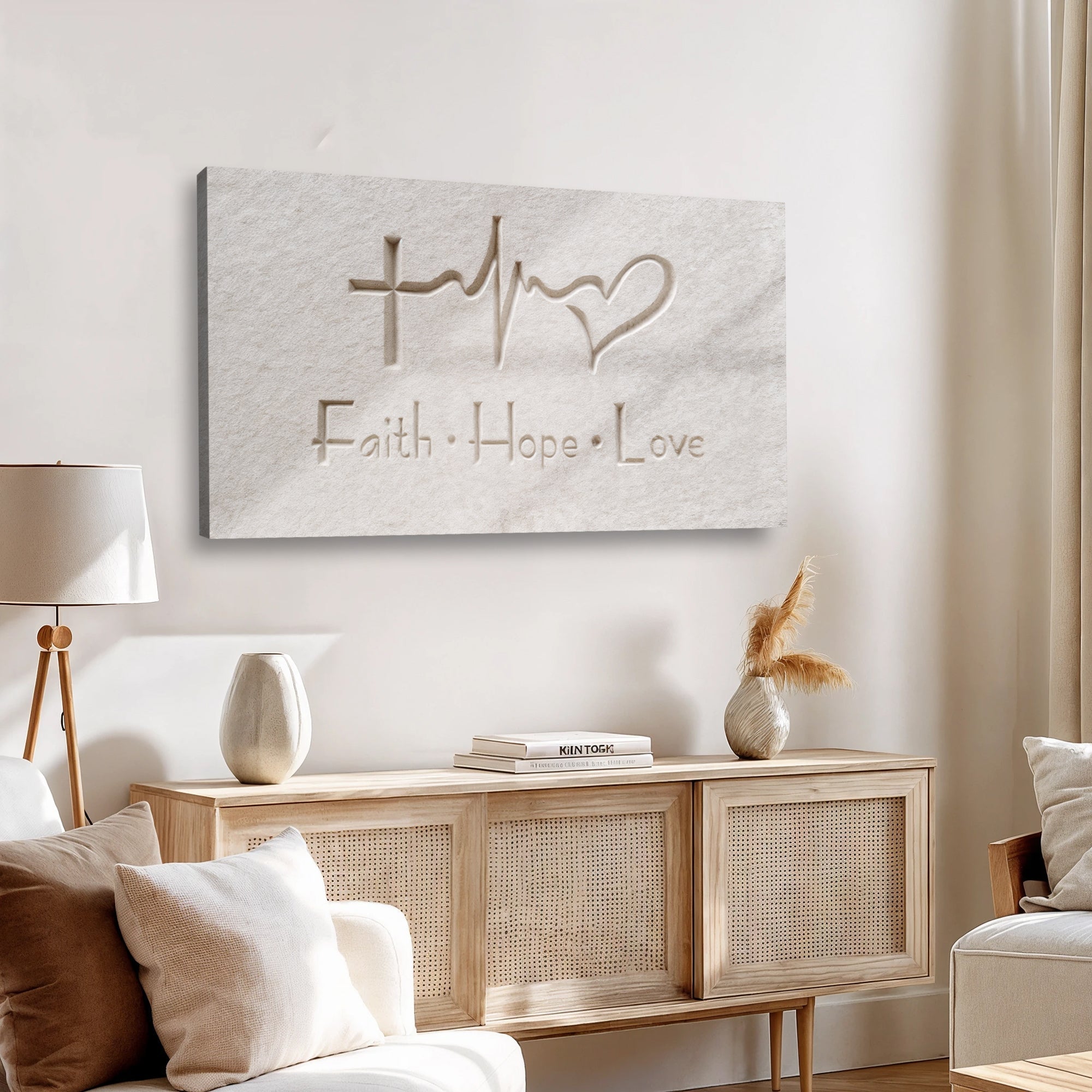 Faith, Hope, Love Faith Wall Art IV - Two & Gathered