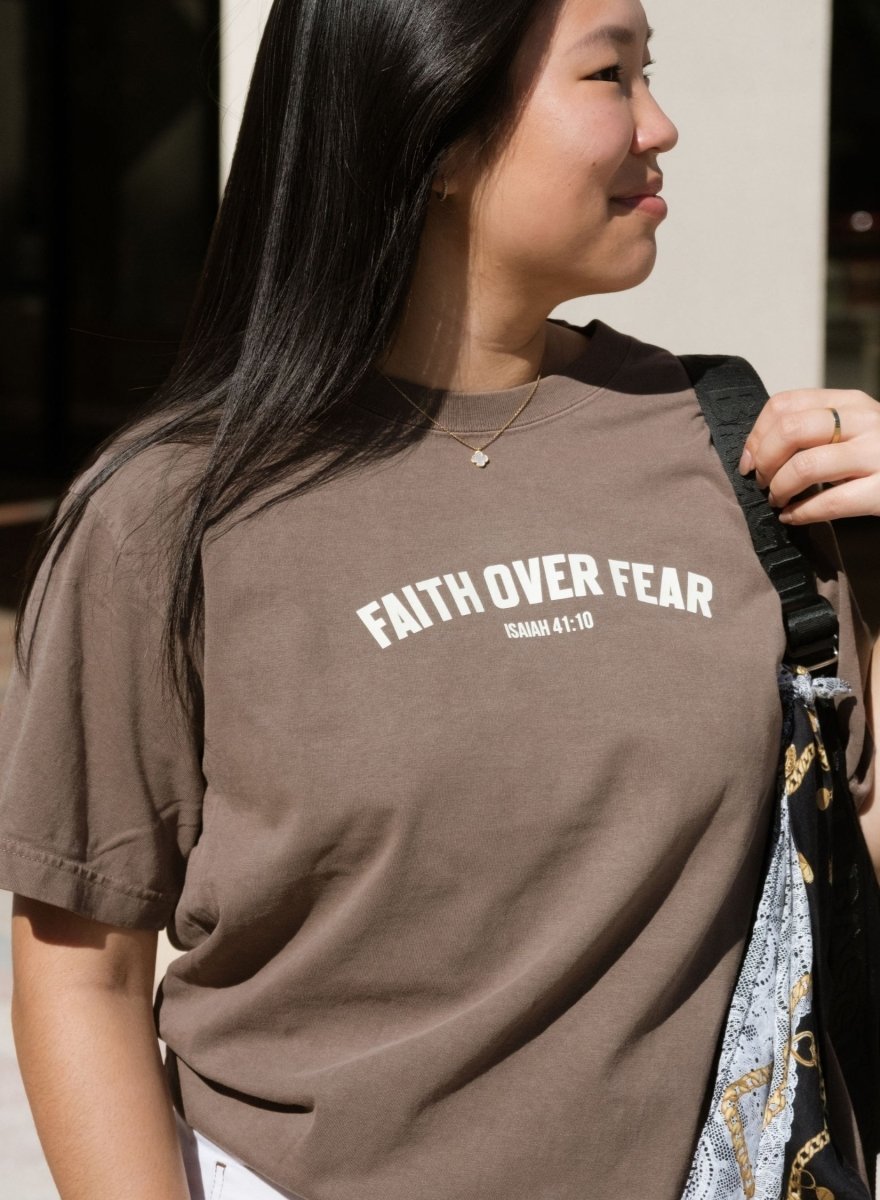 Faith Over Fear Unisex Garment - Dyed Tee - Two & Gathered