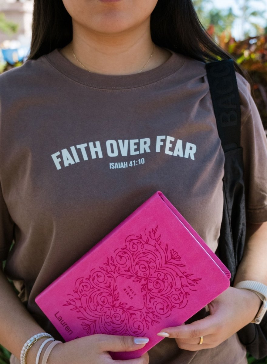 Faith Over Fear Unisex Garment - Dyed Tee - Two & Gathered