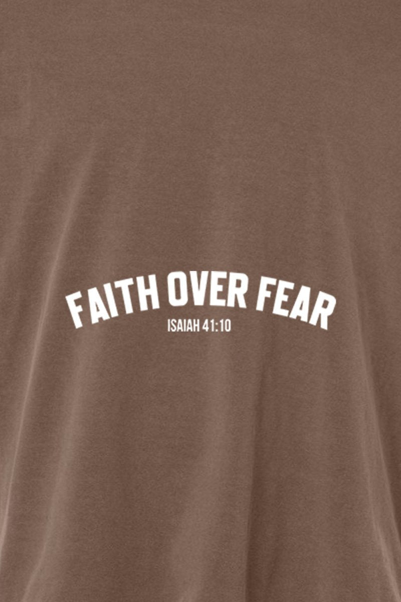Faith Over Fear Unisex Garment - Dyed Tee - Two & Gathered
