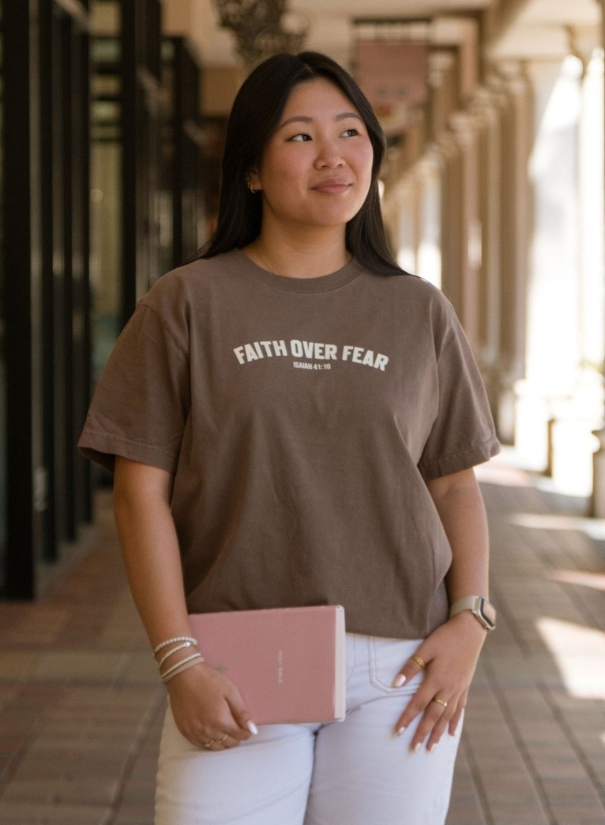 Faith Over Fear Unisex Garment - Dyed Tee - Two & Gathered