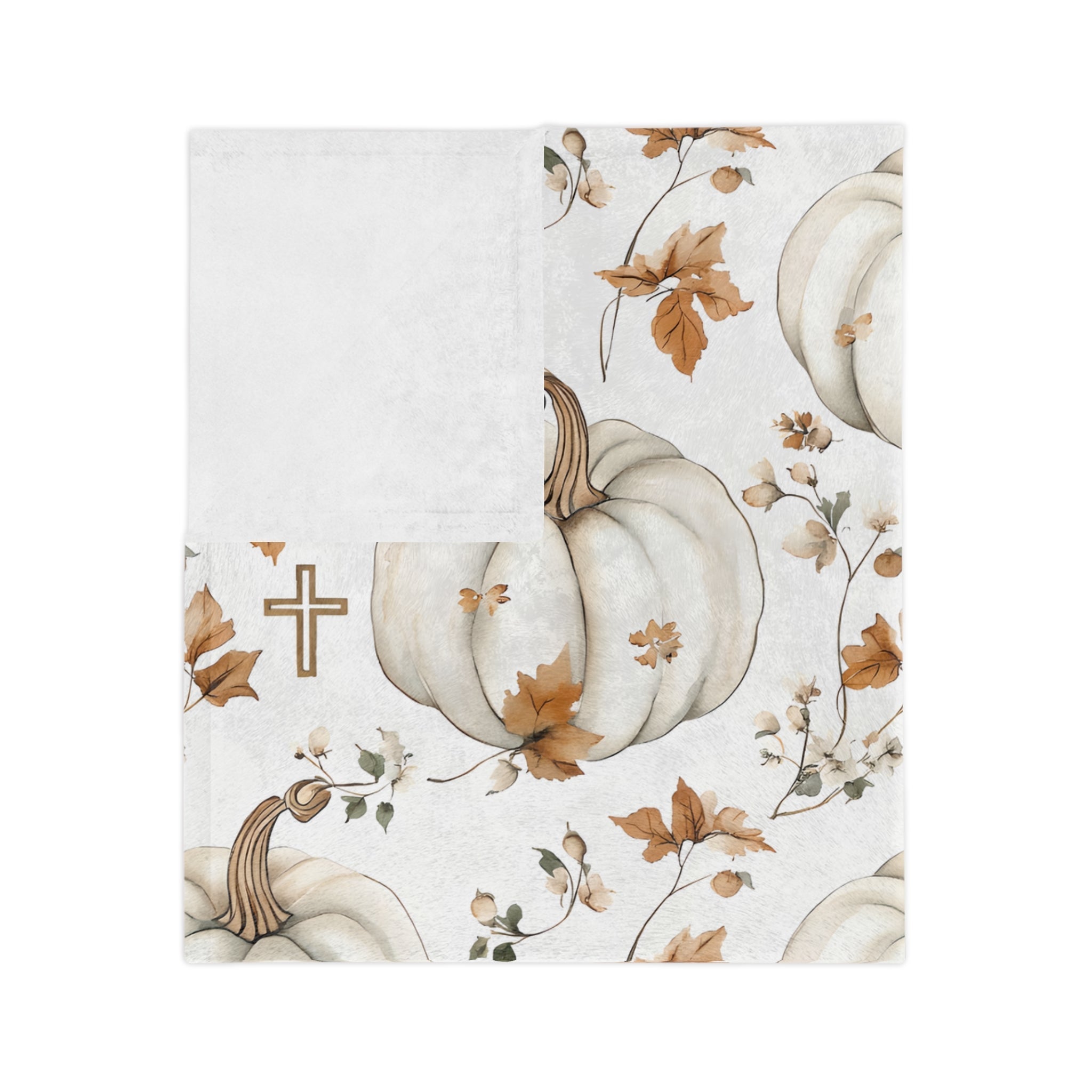 Faithful Harvest Minky Blanket - Two & Gathered
