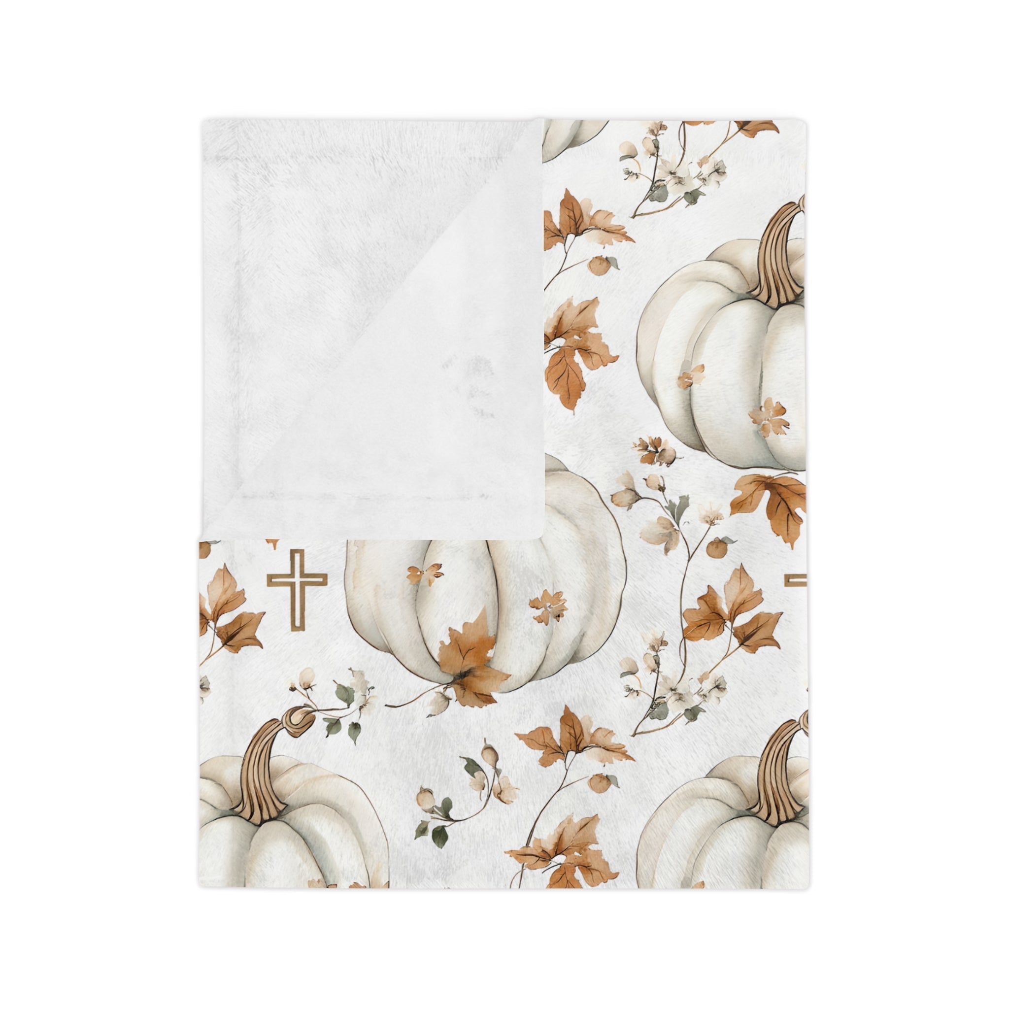 Faithful Harvest Minky Blanket - Two & Gathered
