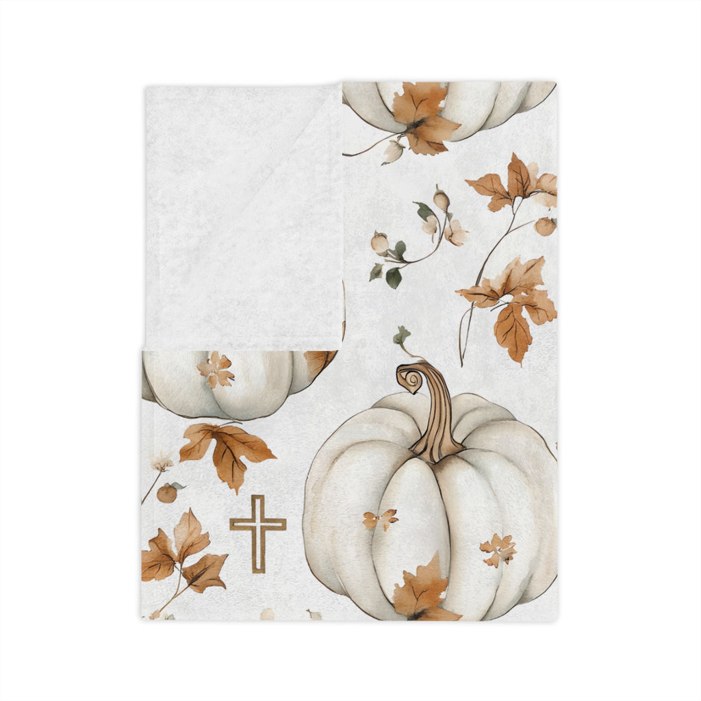 Faithful Harvest Minky Blanket - Two & Gathered