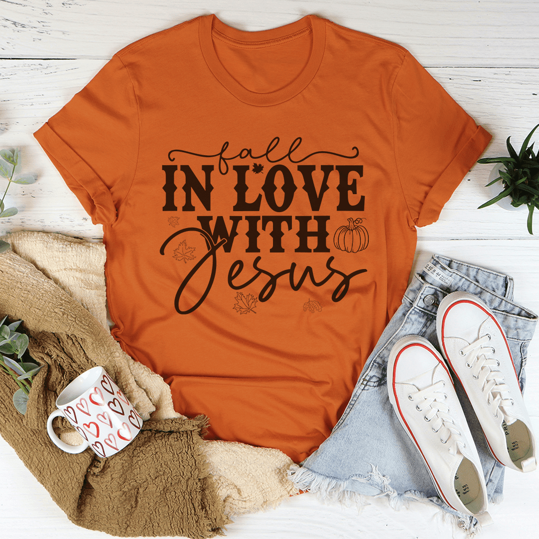 Fall In Love With Jesus Tee - Two & Gathered