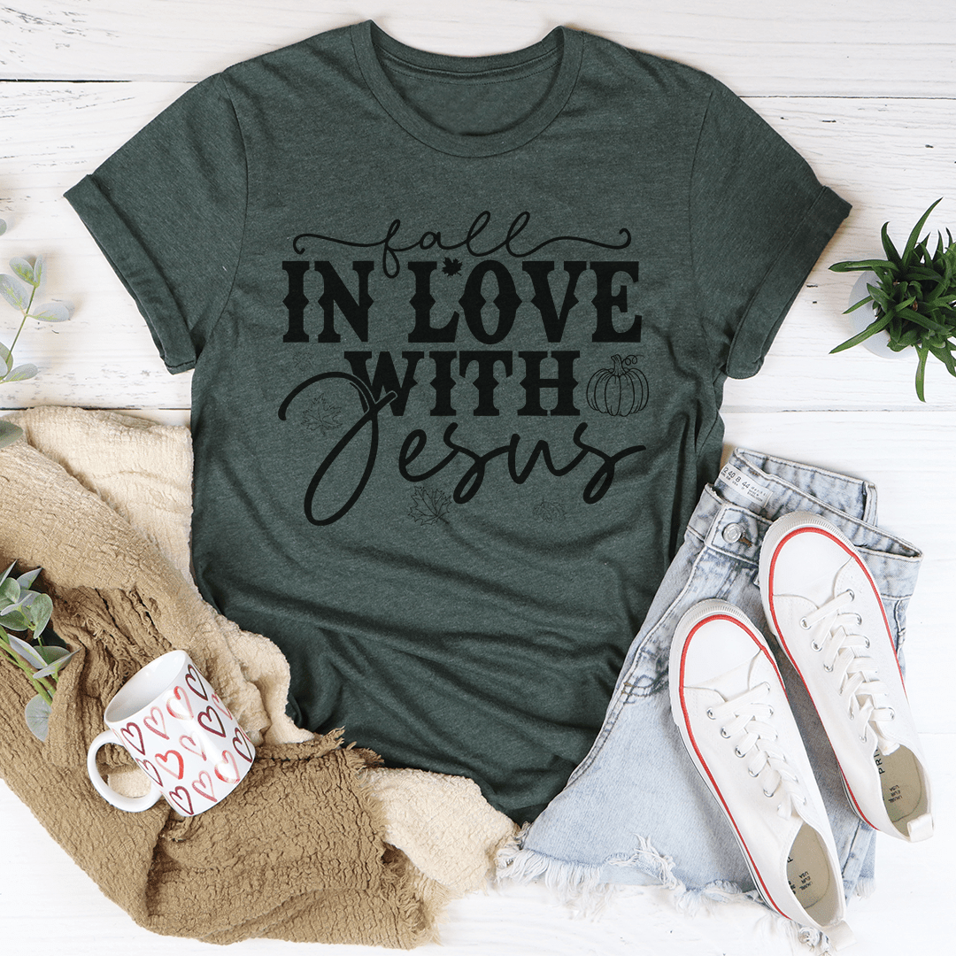 Fall In Love With Jesus Tee - Two & Gathered