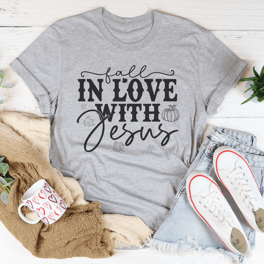 Fall In Love With Jesus Tee - Two & Gathered