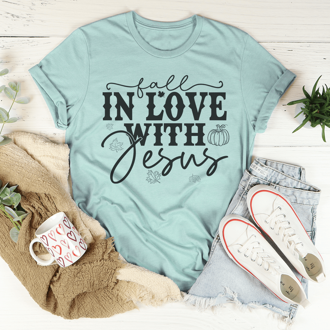 Fall In Love With Jesus Tee - Two & Gathered