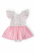 Fancy Florals S/S Twirl Leotard - Two & Gathered